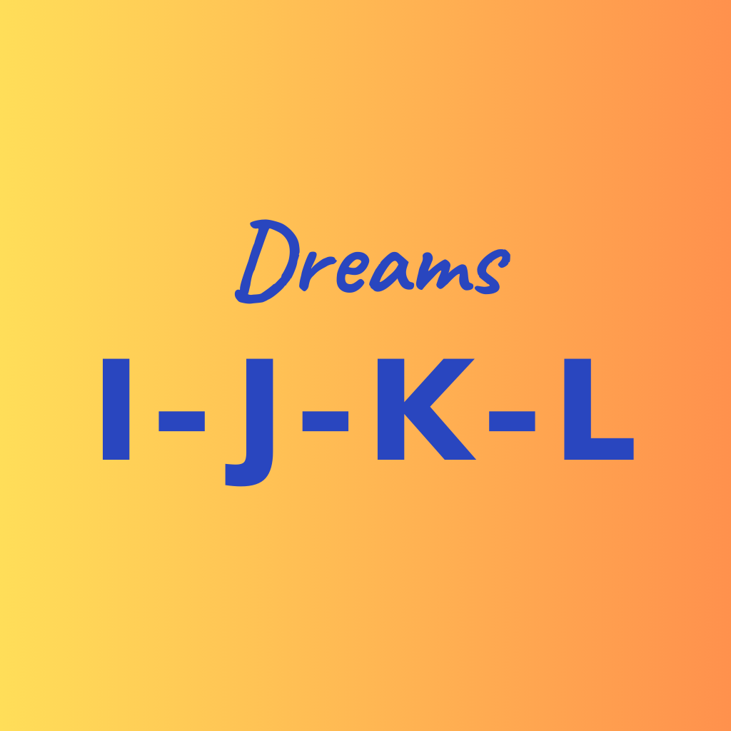 Dreams Dictionary I J K L